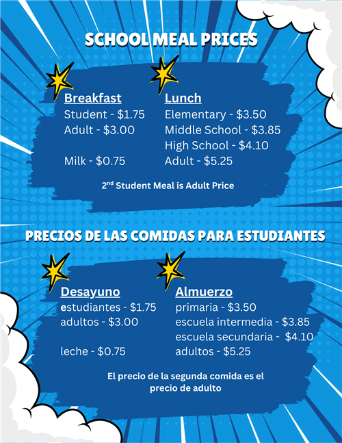 School Meal Prices